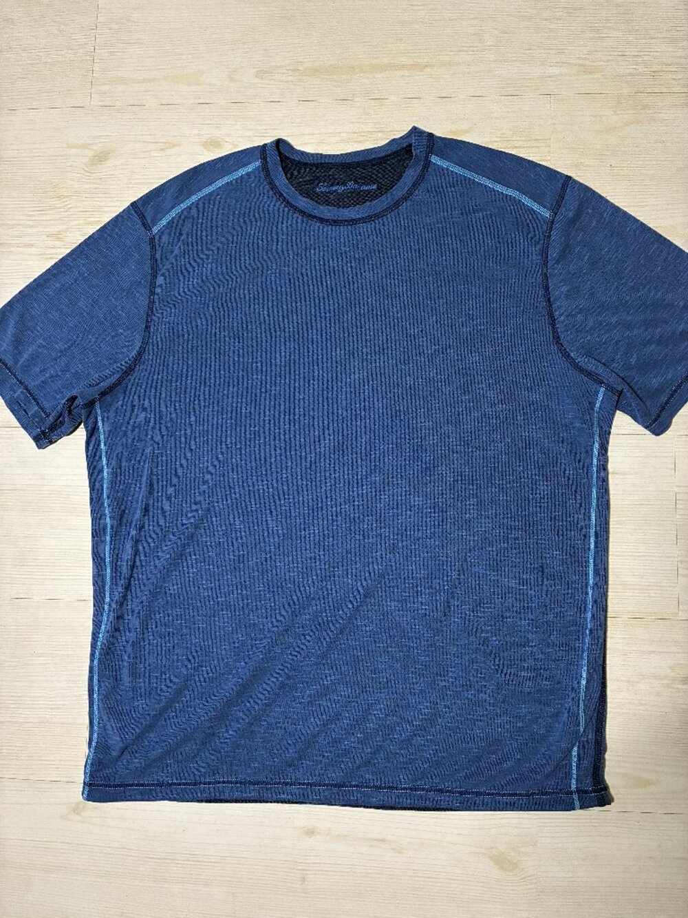 Tommy Bahama Flip Tide Reversible T-Shirt Blue Men's XL IslandZone Tee